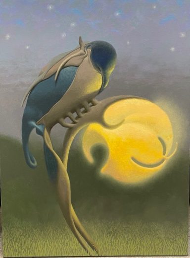 LOT 35. BIRDIE AND FLOWER, 2026 Aleksandr Krasnov