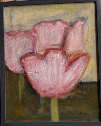 LOT 8. PINK TULIPS, 2024