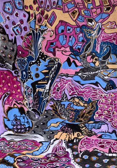 LOT 18. CRYSTAL FACETS OF CONSCIOUSNESS, 2025 Irina Shumskaya