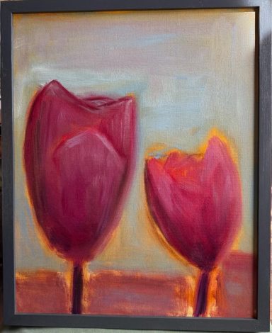 LOT 7. RED TULIPS, 2024